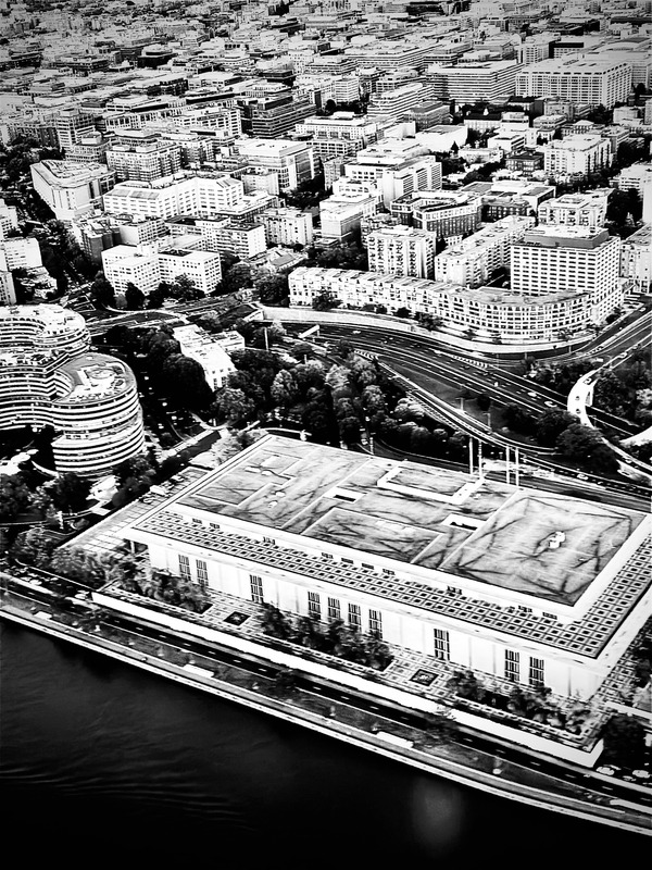 Aerial view of Washington, DC